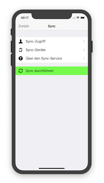 Sync-Service Mobile Version